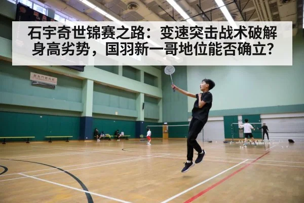 badminton court action